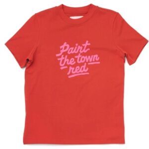 ban.do Paint the Town Red T-Shirt NWT